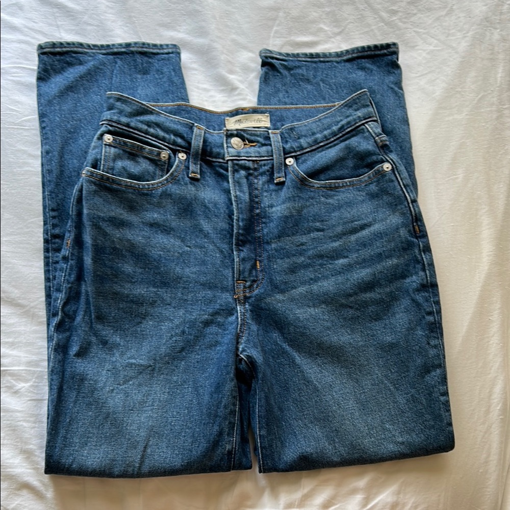 Madewell The Perfect Vintage Straight Jean - Classic Indigo Wash